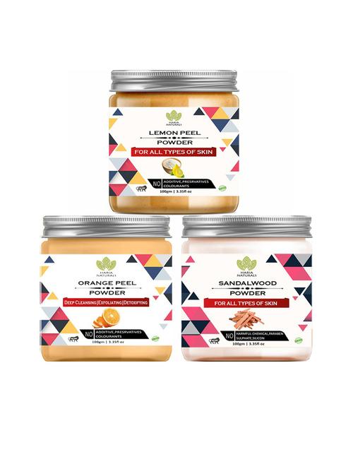 pack of 3 100% pure & natural powder combo - 18635419 - Very Small Image - 1