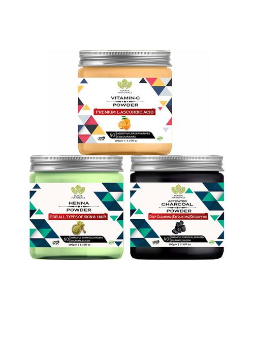 pack of 3 100% pure & natural powder combo - 18635421 - Very Small Image - 1