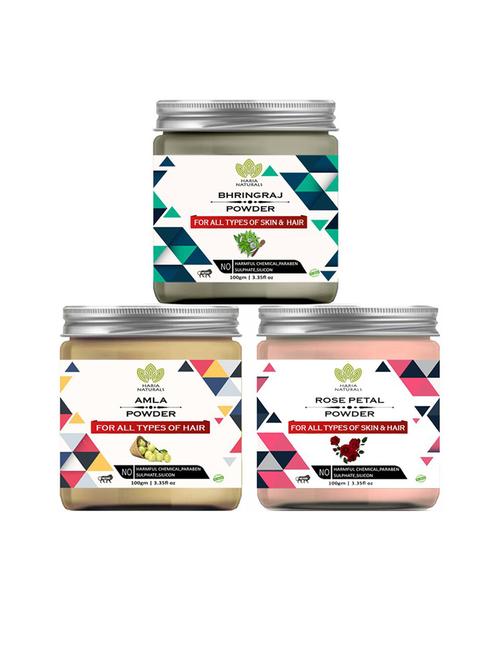 pack of 3 100% pure & natural powder combo - 18635433 - Very Small Image - 1