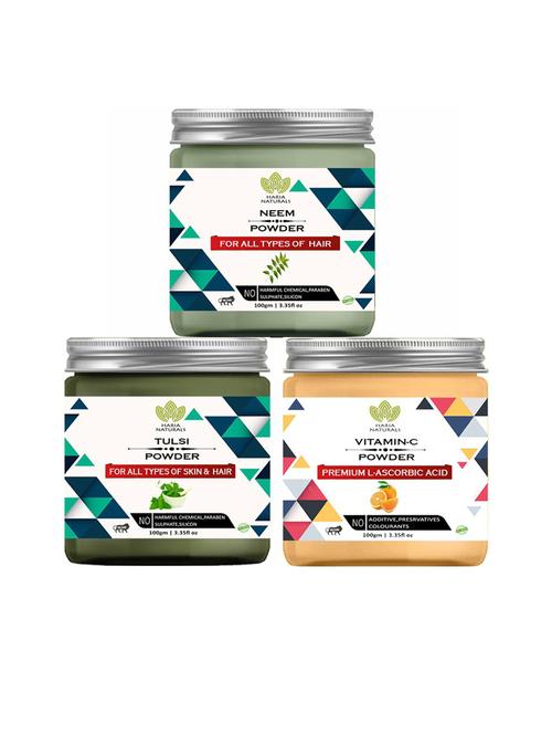 pack of 3 100% pure & natural powder combo - 18635441 - Very Small Image - 1