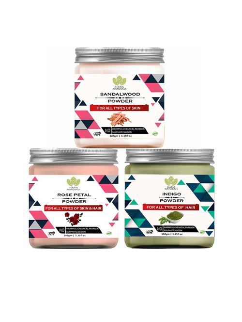 pack of 3 100% pure & natural powder combo - 18635446 - Very Small Image - 1