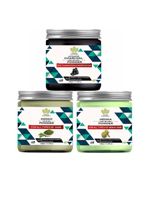 pack of 3 100% pure & natural powder combo - 18635449 - Very Small Image - 1