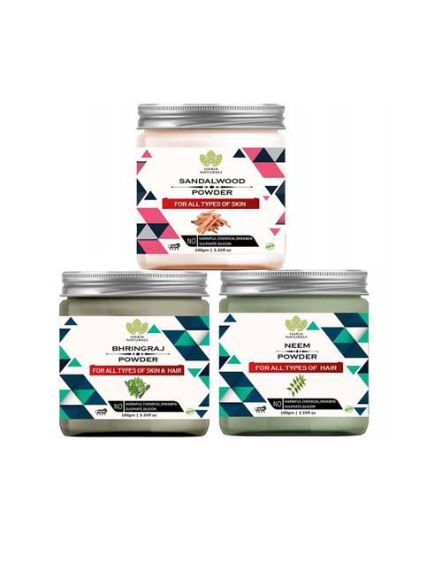 pack of 3 100% pure & natural powder combo - 18635451 - Very Small Image - 1