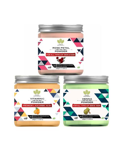 pack of 3 100% pure & natural powder combo - 18635453 - Very Small Image - 1