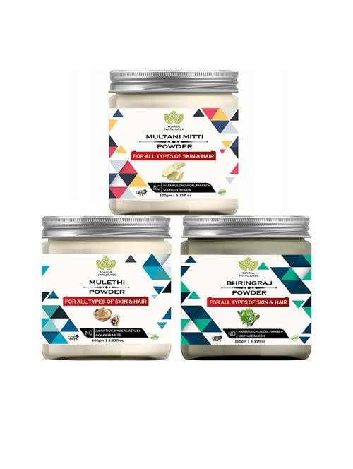 pack of 3 100% pure & natural powder combo - 18635463 - Very Small Image - 1