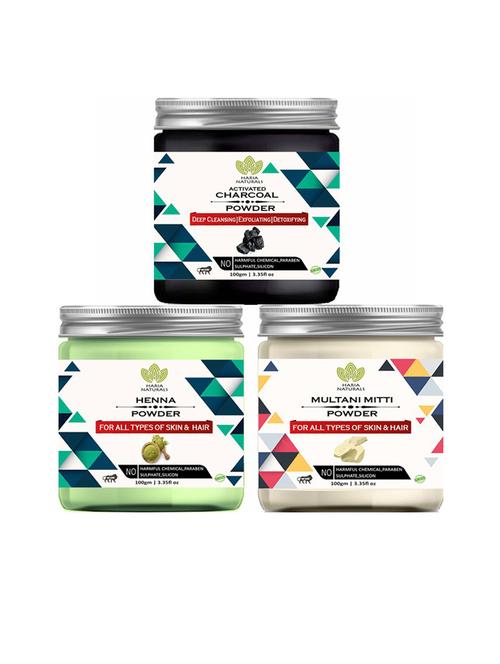 pack of 3 100% pure & natural powder combo - 18635465 - Very Small Image - 1
