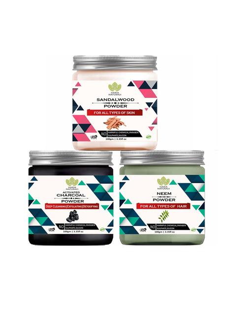 pack of 3 100% pure & natural powder combo - 18635466 - Very Small Image - 1