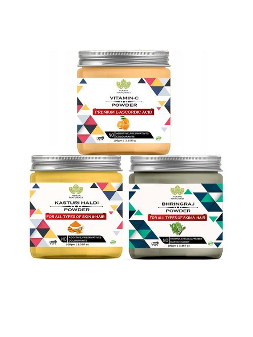 pack of 3 100% pure & natural powder combo - 18635468 - Very Small Image - 1