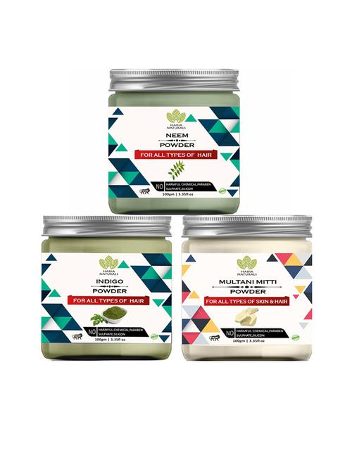 pack of 3 100% pure & natural powder combo - 18635469 - Very Small Image - 1