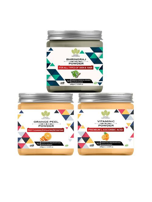 pack of 3 100% pure & natural powder combo - 18635478 - Very Small Image - 1