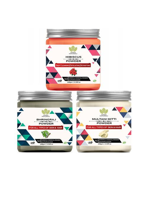 pack of 3 100% pure & natural powder combo - 18635494 - Very Small Image - 1