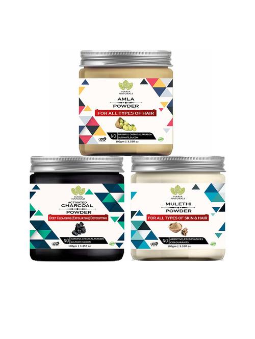 pack of 3 100% pure & natural powder combo - 18635495 - Very Small Image - 1