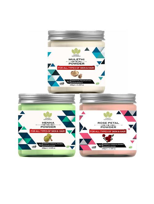 pack of 3 100% pure & natural powder combo - 18635496 - Very Small Image - 1