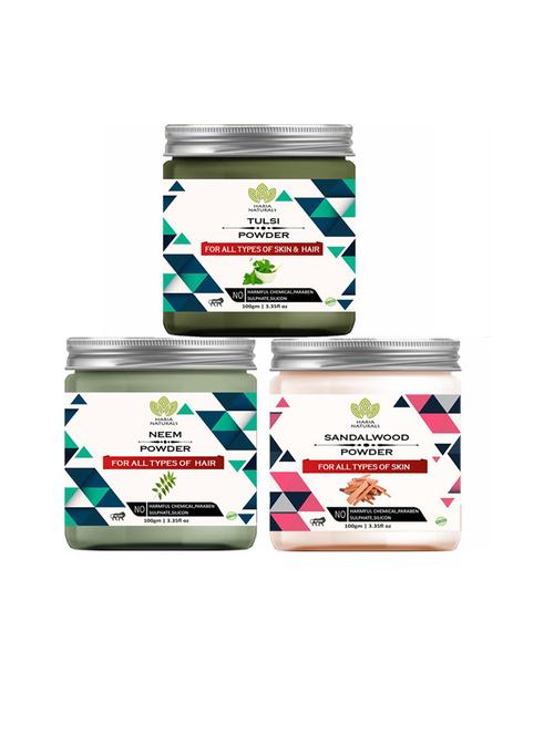 pack of 3 100% pure & natural powder combo - 18635499 - Very Small Image - 1
