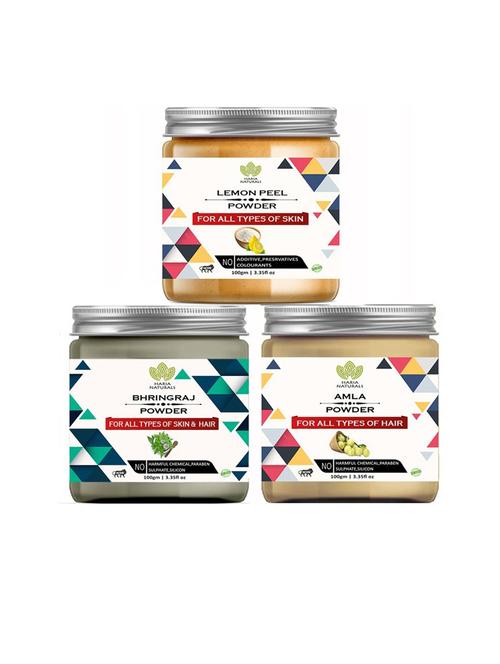 pack of 3 100% pure & natural powder combo - 18635502 - Very Small Image - 1