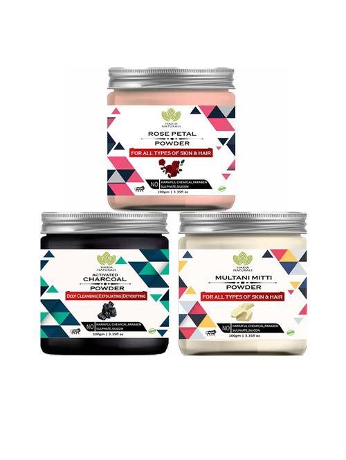 pack of 3 100% pure & natural powder combo - 18635515 - Very Small Image - 1