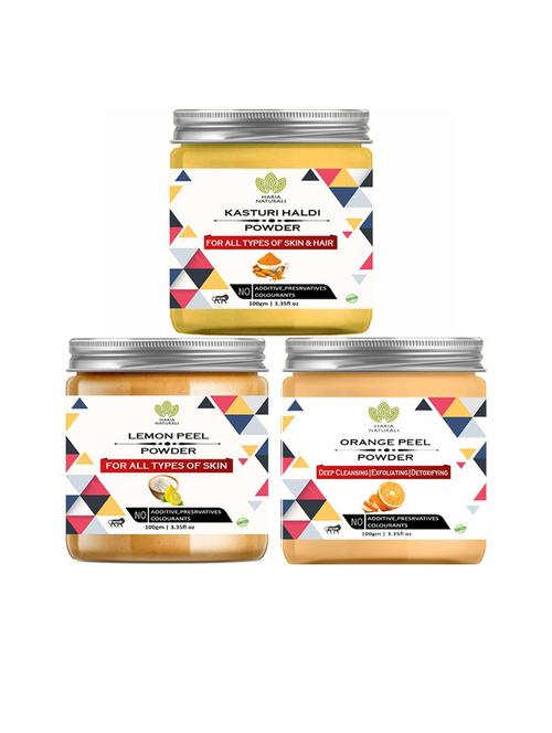 pack of 3 100% pure & natural powder combo - 18635525 - Very Small Image - 1