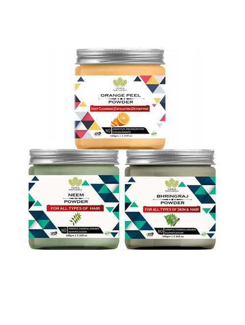 pack of 3 100% pure & natural powder combo - 18635526 - Very Small Image - 1