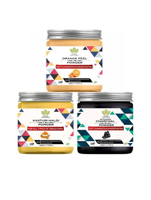 pack of 3 100% pure & natural powder combo - 18635527 - Very Small Image - 1