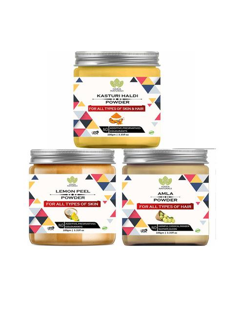 pack of 3 100% pure & natural powder combo - 18635548 - Very Small Image - 1