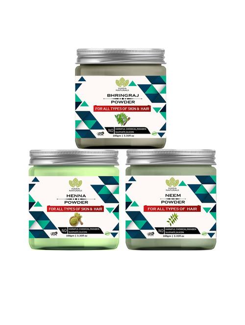 pack of 3 100% pure & natural powder combo - 18635564 - Very Small Image - 1