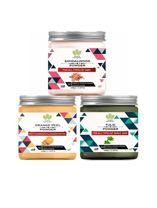 pack of 3 100% pure & natural powder combo - 18635565 - Very Small Image - 1
