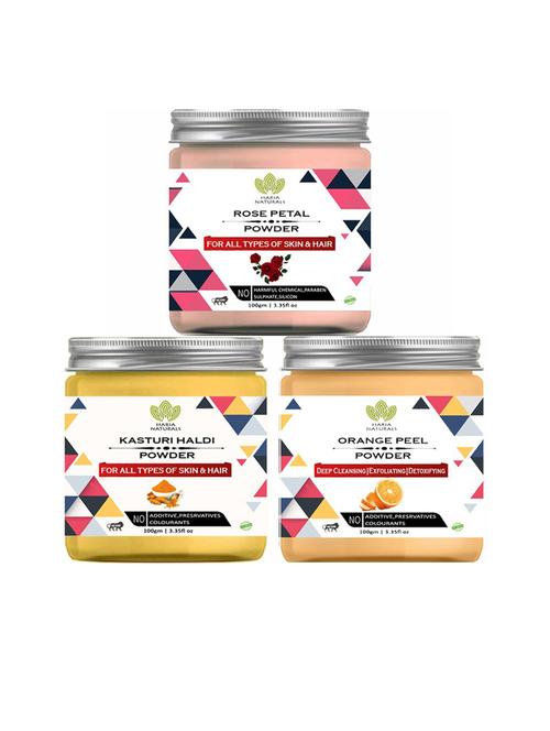 pack of 3 100% pure & natural powder combo - 18635572 - Very Small Image - 1