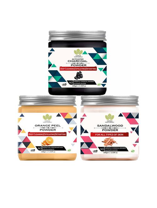 pack of 3 100% pure & natural powder combo - 18635575 - Very Small Image - 1