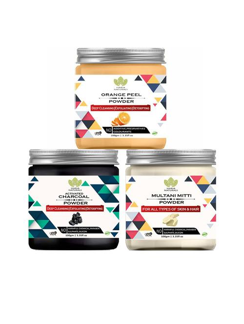 pack of 3 100% pure & natural powder combo - 18635582 - Very Small Image - 1