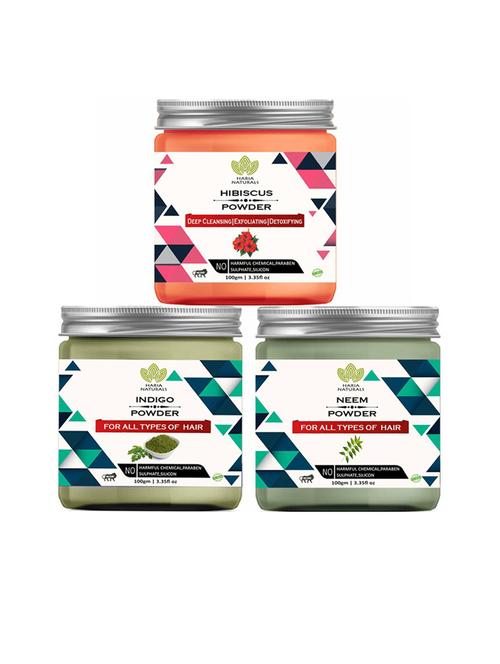 pack of 3 100% pure & natural powder combo - 18635583 - Very Small Image - 1