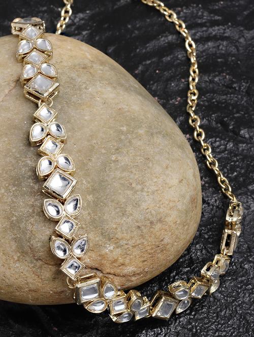 gold plated maatha patti - 18635760 - Very Small Image - 1