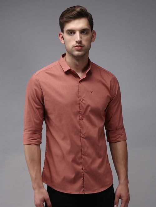 mens solid casual shirt - 18636867 - Very Small Image - 1