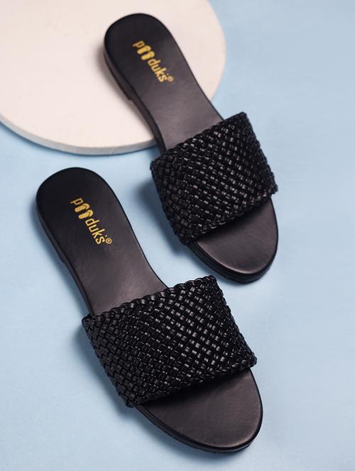 black slip on sandal - 18637030 - Very Small Image - 1