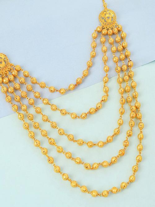 gold plated chain necklace - 18637364 - Very Small Image - 1