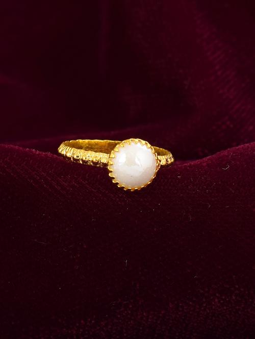 gold brass finger  ring - 18637694 - Very Small Image - 1