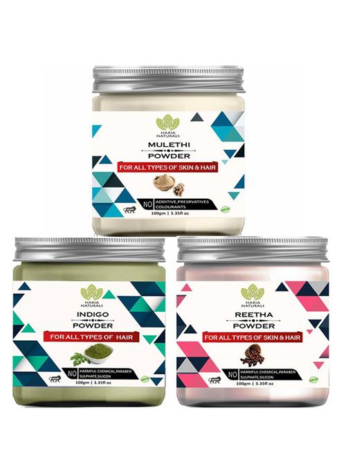 pack of 3 100% pure & natural powder combo - 18637743 - Very Small Image - 1