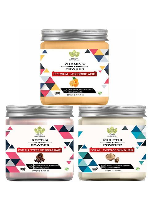 pack of 3 100% pure & natural powder combo - 18637744 - Very Small Image - 1