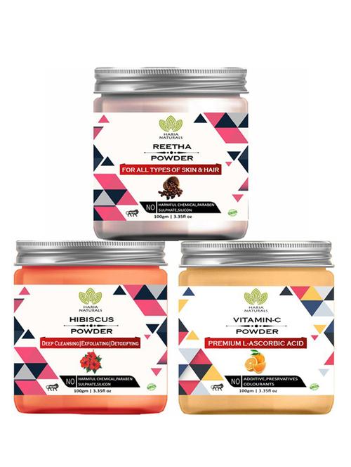 pack of 3 100% pure & natural powder combo - 18637754 - Very Small Image - 1