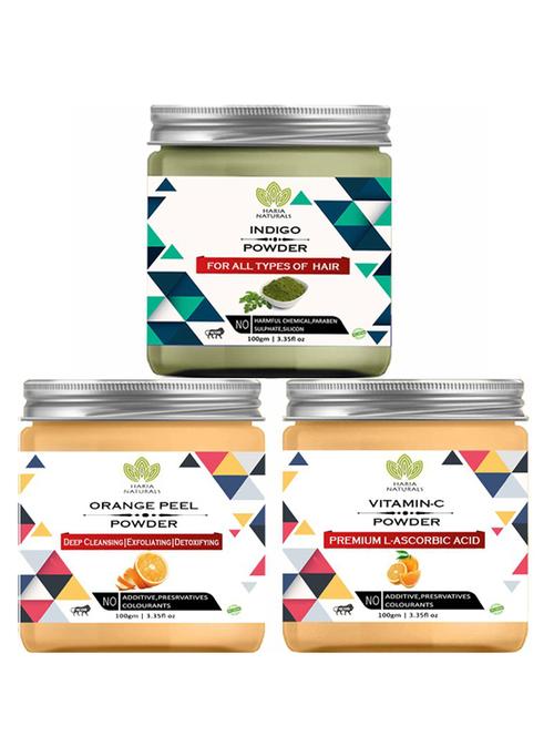 pack of 3 100% pure & natural powder combo - 18637756 - Very Small Image - 1