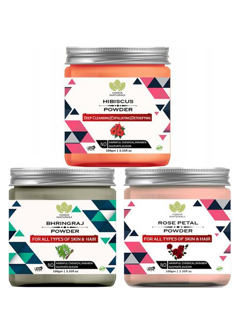 pack of 3 100% pure & natural powder combo - 18637759 - Very Small Image - 1