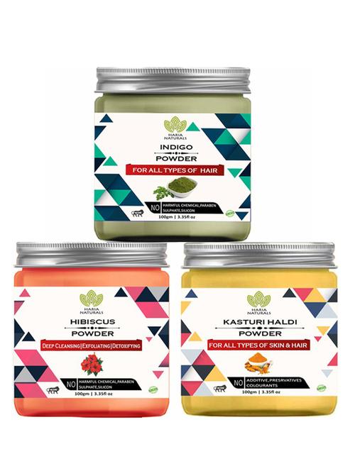 pack of 3 100% pure & natural powder combo - 18637765 - Very Small Image - 1