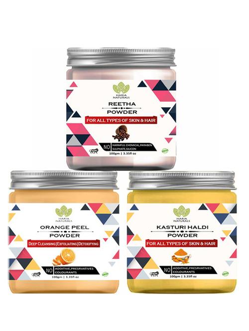 pack of 3 100% pure & natural powder combo - 18637766 - Very Small Image - 1