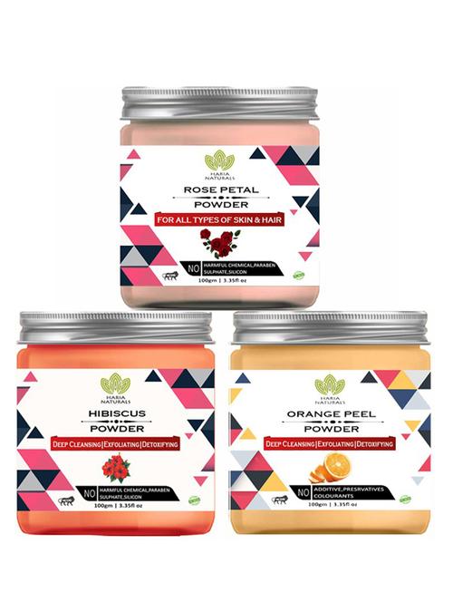 pack of 3 100% pure & natural powder combo - 18637795 - Very Small Image - 1