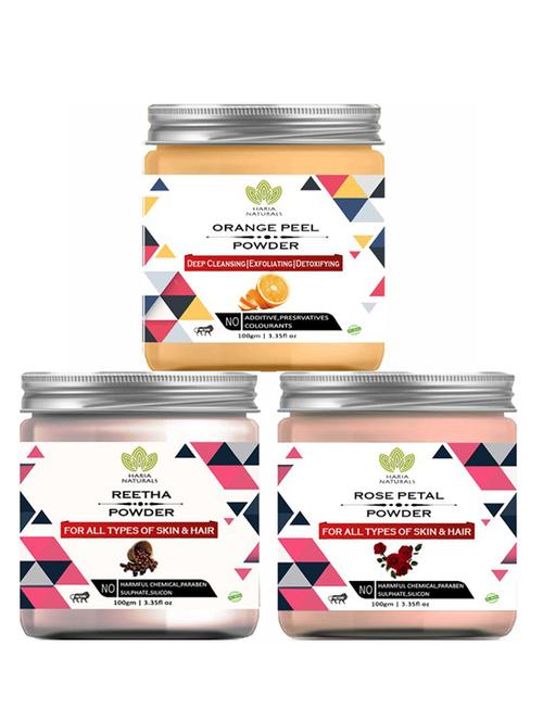 pack of 3 100% pure & natural powder combo - 18637807 - Very Small Image - 1