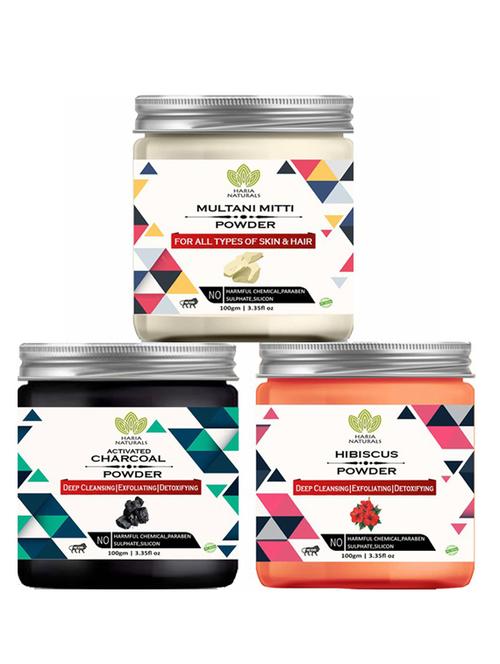 pack of 3 100% pure & natural powder combo - 18637808 - Very Small Image - 1