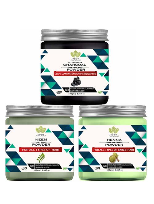 pack of 3 100% pure & natural powder combo - 18637814 - Very Small Image - 1