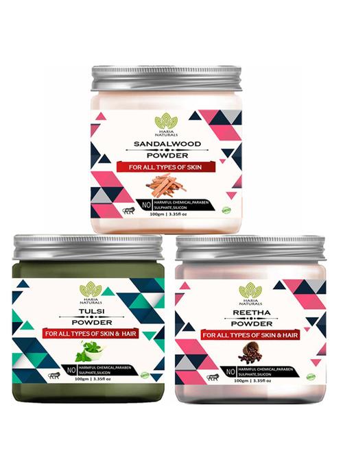 pack of 3 100% pure & natural powder combo - 18637815 - Very Small Image - 1