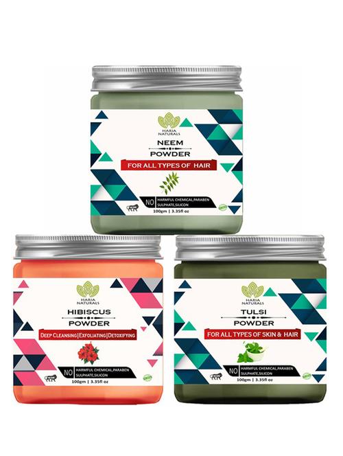 pack of 3 100% pure & natural powder combo - 18637819 - Very Small Image - 1