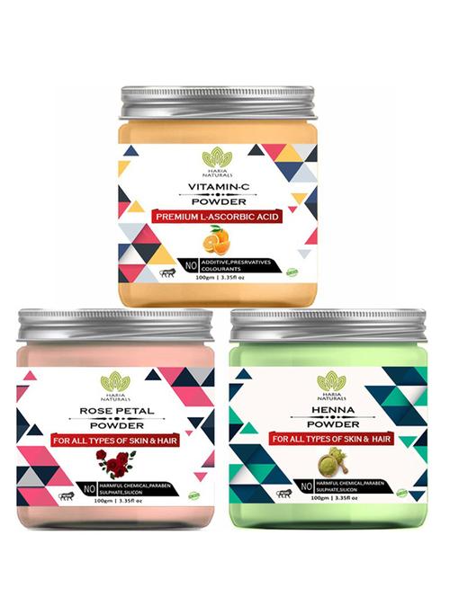 pack of 3 100% pure & natural powder combo - 18637846 - Very Small Image - 1