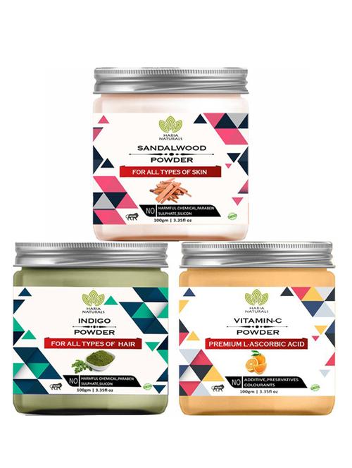 pack of 3 100% pure & natural powder combo - 18637850 - Very Small Image - 1